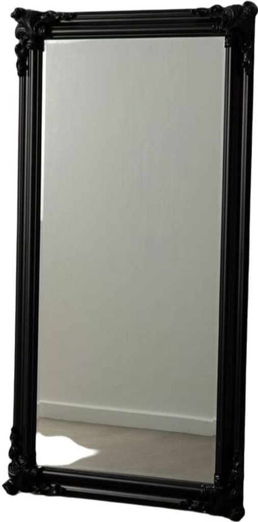 Wandspiegel Schwarz 105 x 195 x 7 cm