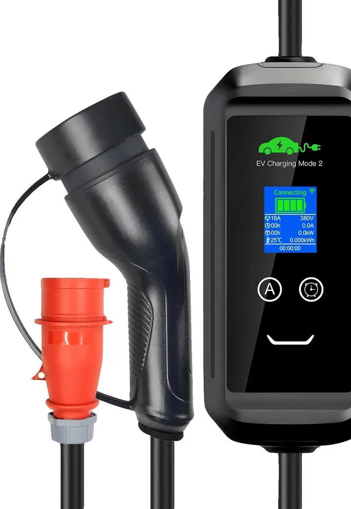 Recharge rapide voiture électrique 11kW Type 2 intelligente Wi-Fi