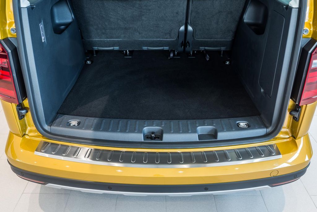 Ladekantenschutz passend für VW Caddy 4 2K Maxi Edelstahl Produktbild 