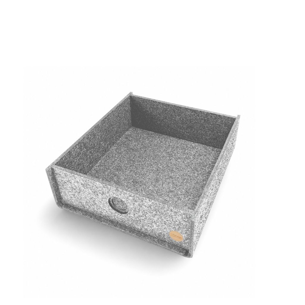 Aufbewahrungsbox CARGA Filz 30 x 30 x 10 cm ohne Deckel in Produktbild 