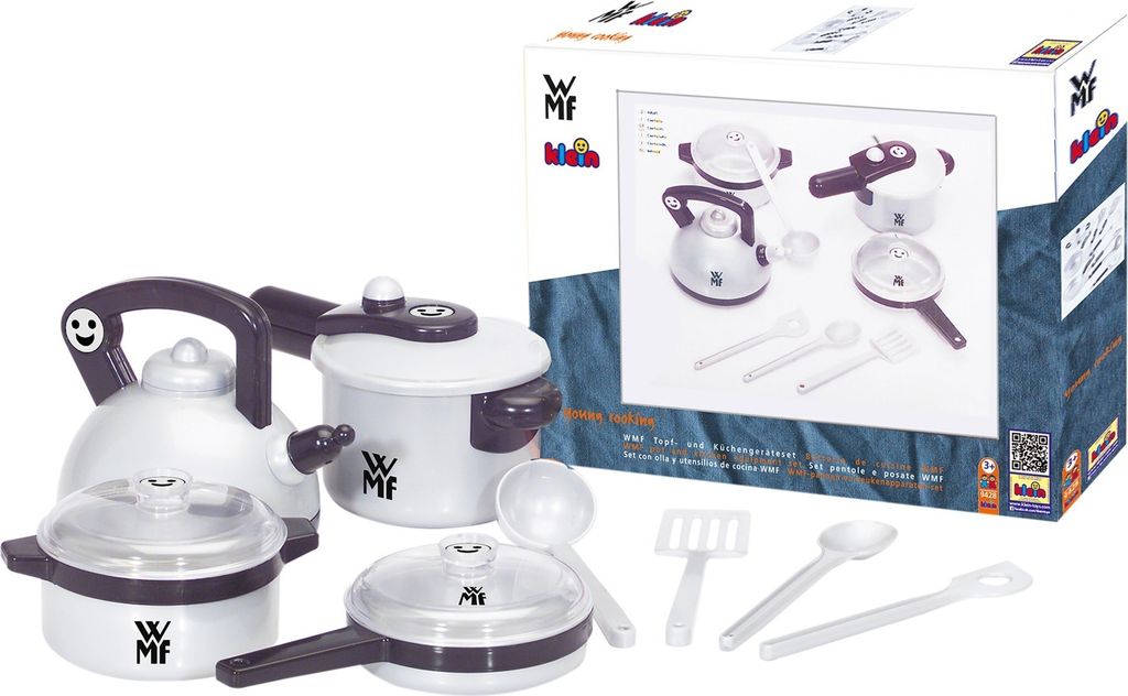 Klein - Sada hrnců WMF 8 dílů, stříbrná (hračky) Obrázek produktu 