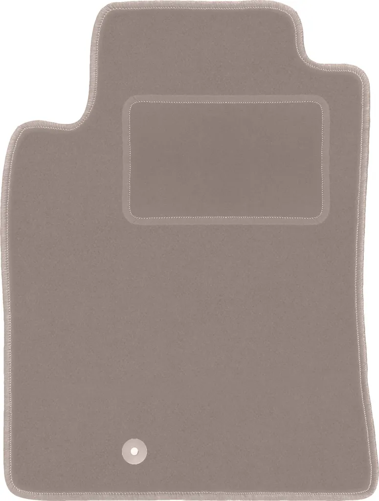 Tappetino conducente in velluto beige compatibile con Toyota Camry V (1996-2001, berlina) – con fissaggi – su misura
