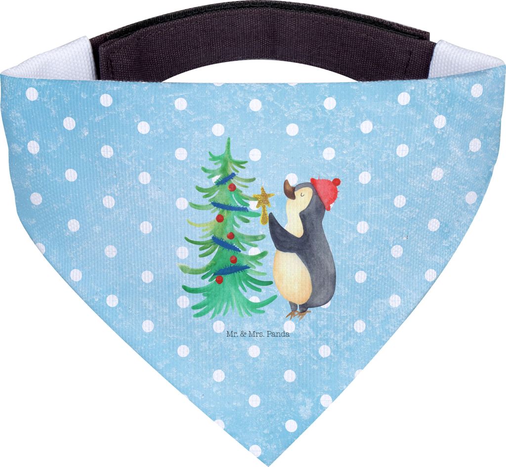 Mr. & Mrs. Panda Tuch Pinguin Weihnachtsbaum - Eisblau - Produktbild 