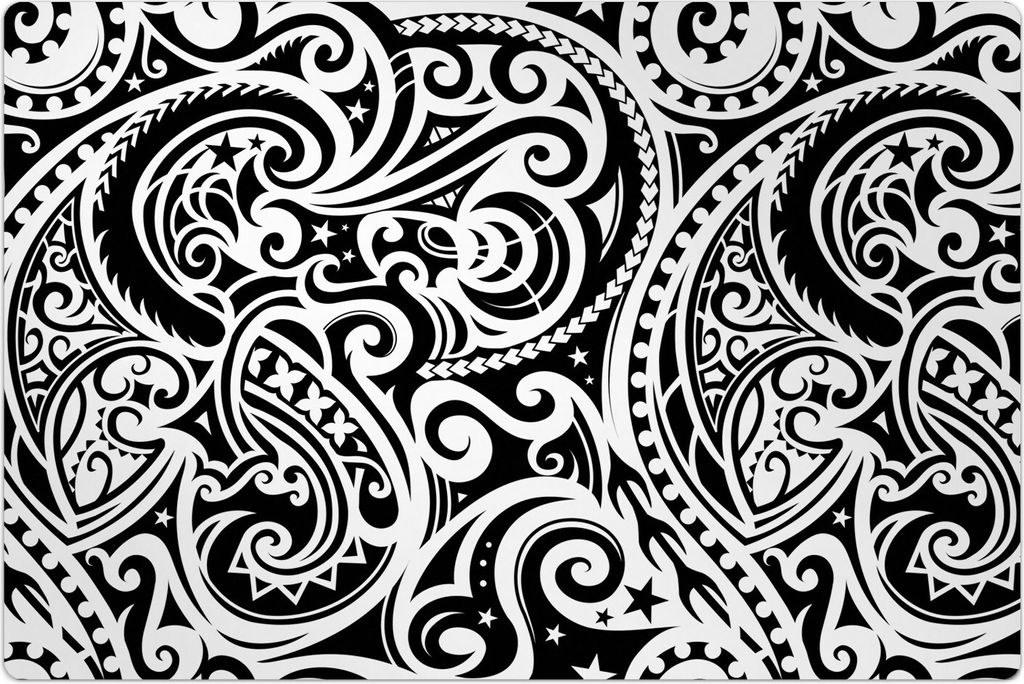 Küchenmatte 120x180 cm Vinylmatte Bodenmatte Dekoration - Ornamente Abstrakt
