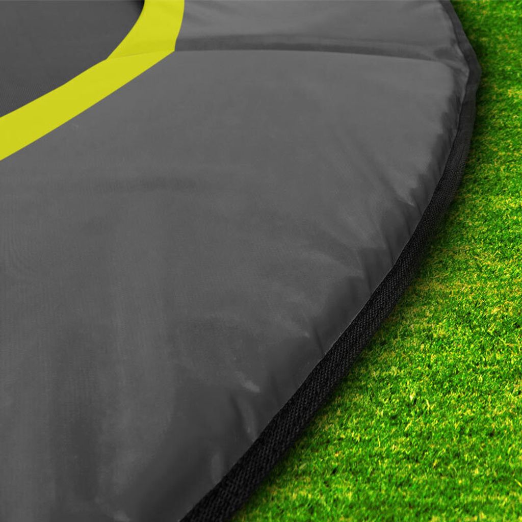 Trampolin Randabdeckung Flat to the Ground Magic Circle Pro Black 360 - 366 cm