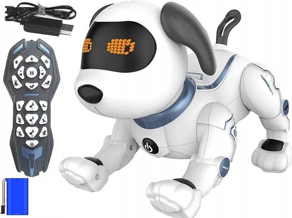 Chien Robot Robo-Piesek pour Apprendre à Dresser avec la Voix dès 3 Ans
