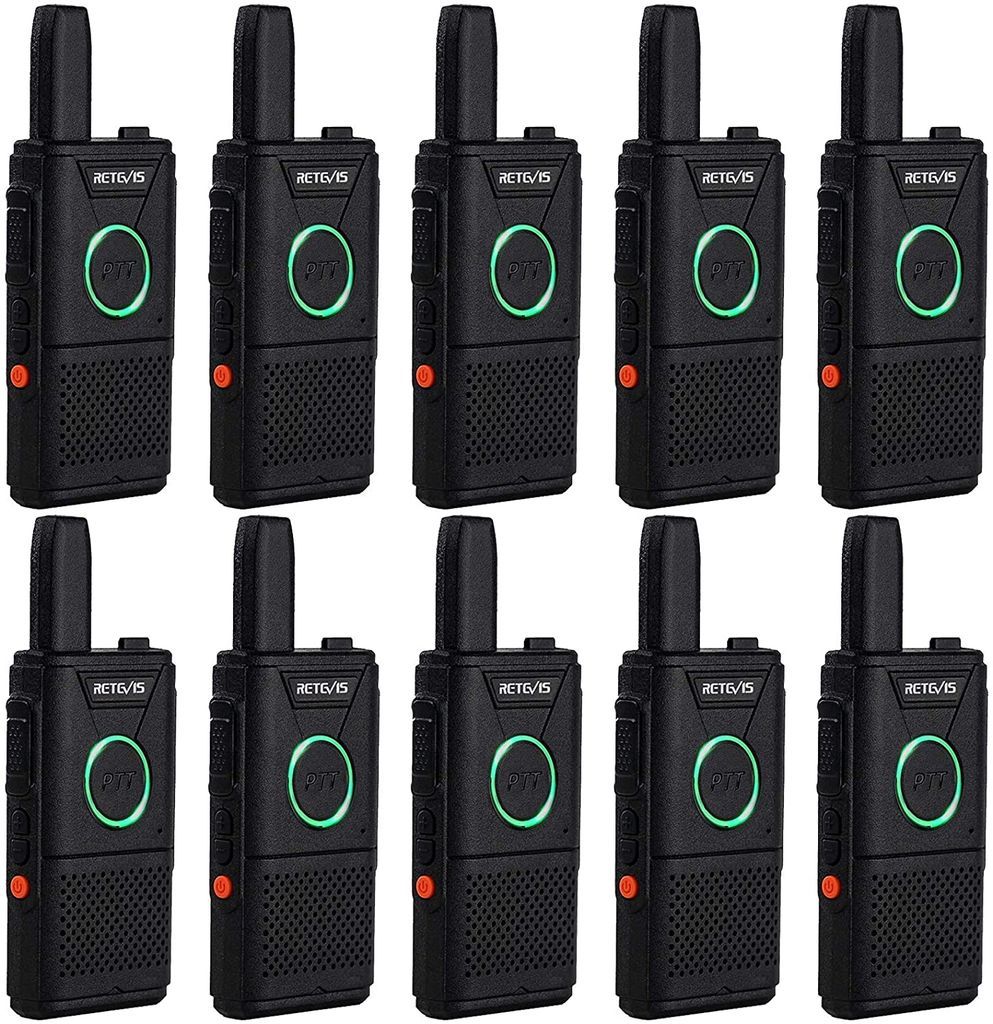 Retevis RT618 Mini Transceiver, PMR446 Dual PTT Handheld Image du produit 