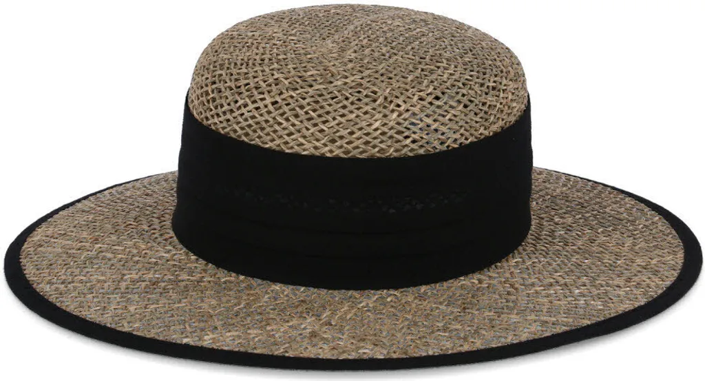 Chapeau de Paille pour Homme et Femme Idéal Plage et Jardin Jonc de Mer