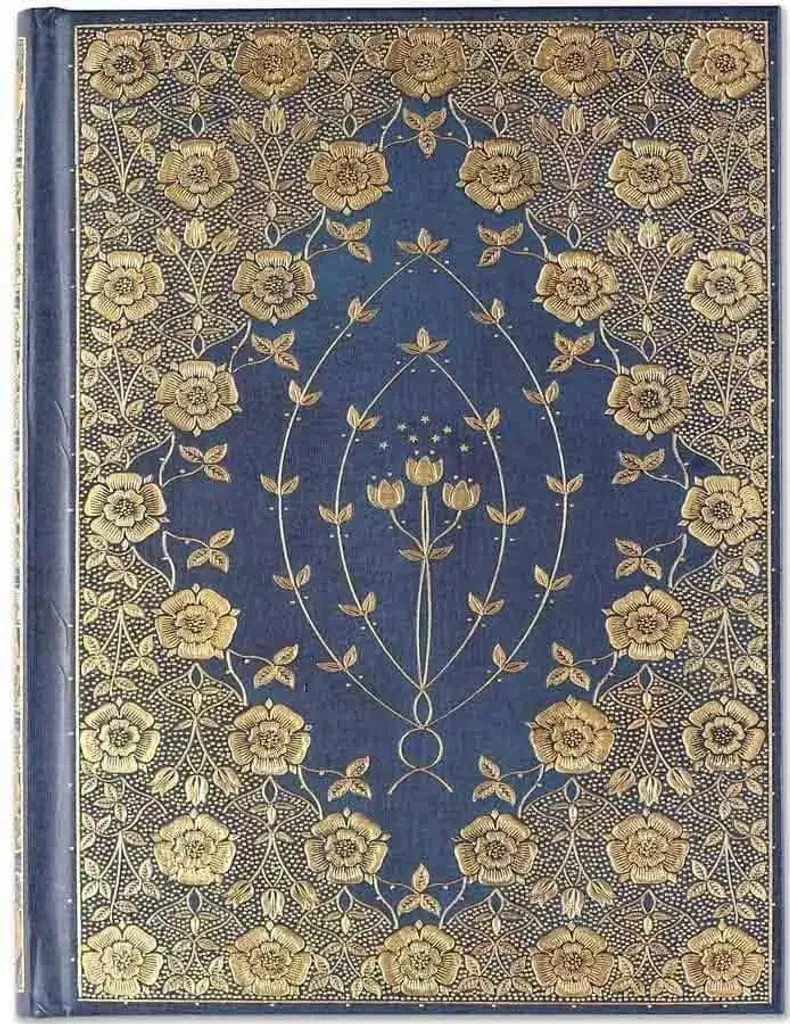 Carnet Ligné Gilded Rosettes Journal - Papier Premium et Reliure Dorée
