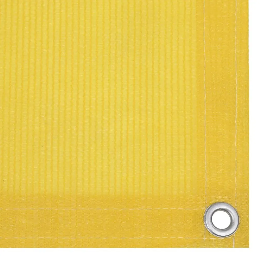 Telo Paravento Balcone Giallo vidaXL 1,2x6m | HDPE Resistente UV - 2