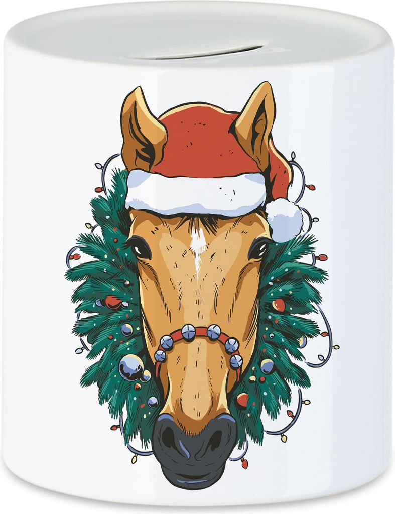 Pferd Spardose Hengst Weihnachten Pferdekopf Reiten Hobbie Pferdeflüsterer Ausritt Pferdeliebhaber Reiter Reiterin