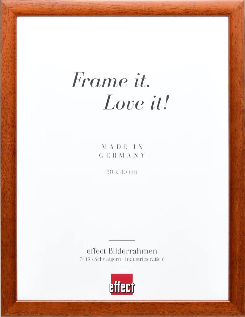 Cornice Professionale 40x50 Legno Marrone Profil 43 Antiriflesso - Office