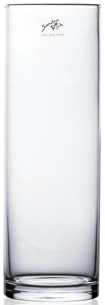 Glasvase "Cyli HC" Ø 10cm x 30cm | Zynlindrische Vase Produktbild 