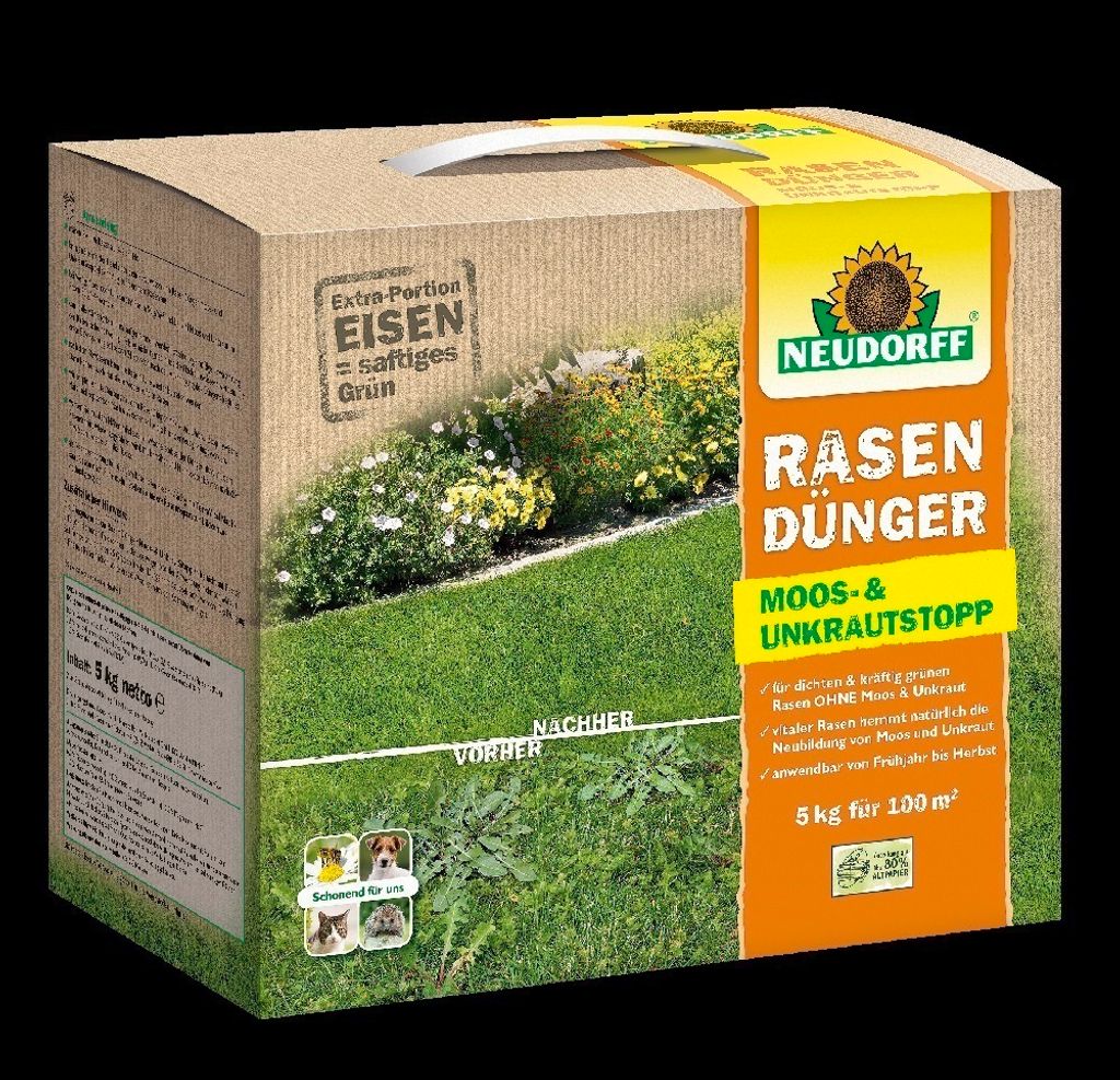 Neudorff Rasendünger Moos- & UnkrautStopp 5 kg