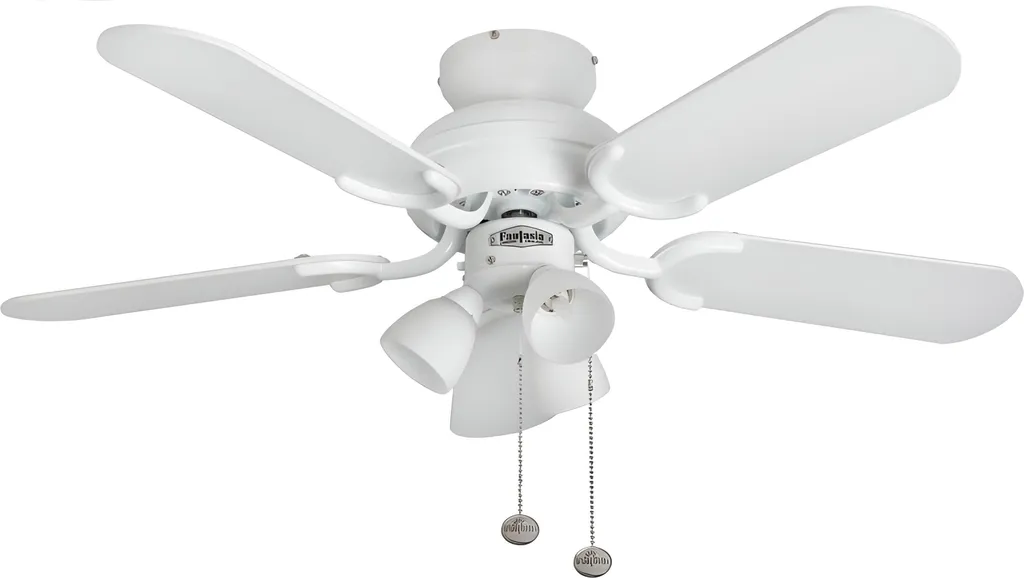 Ventilateur de plafond avec lampe Amalfi 91 cm pour petite chambre et salon