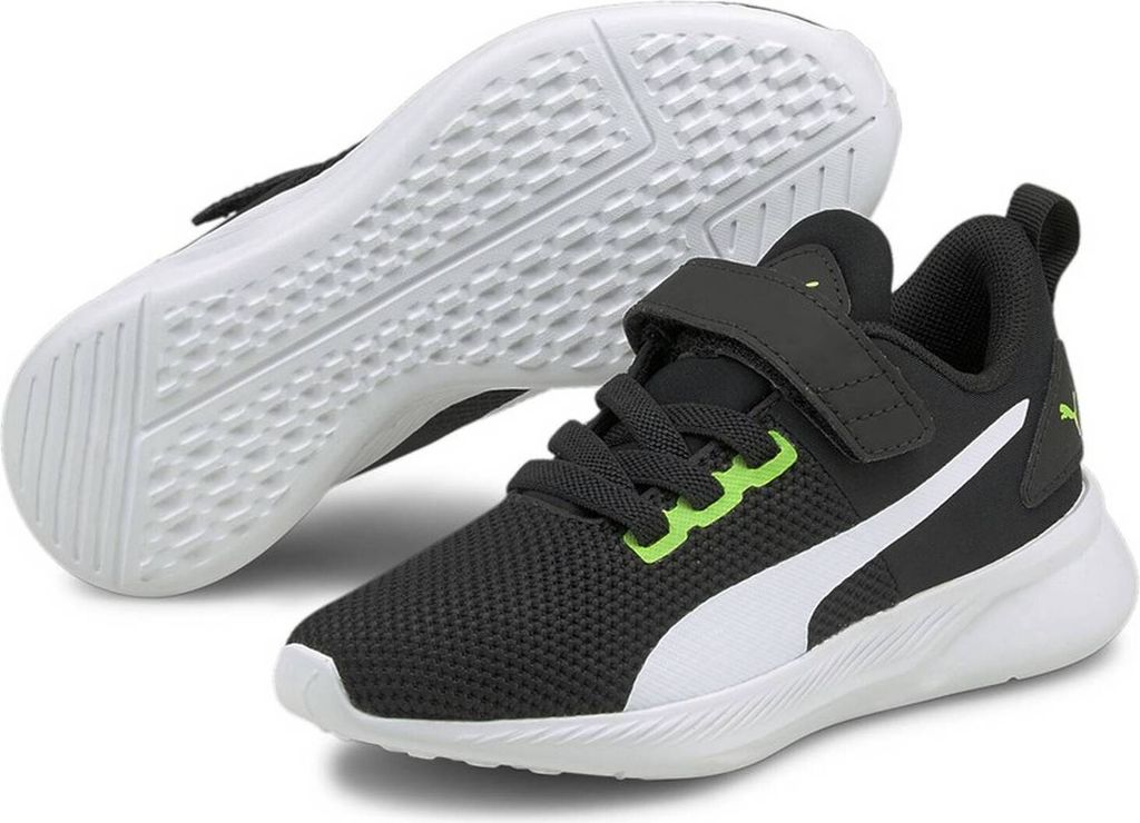 Puma Flyer Runner V PS Green Flash White Black Größe EU 32,5