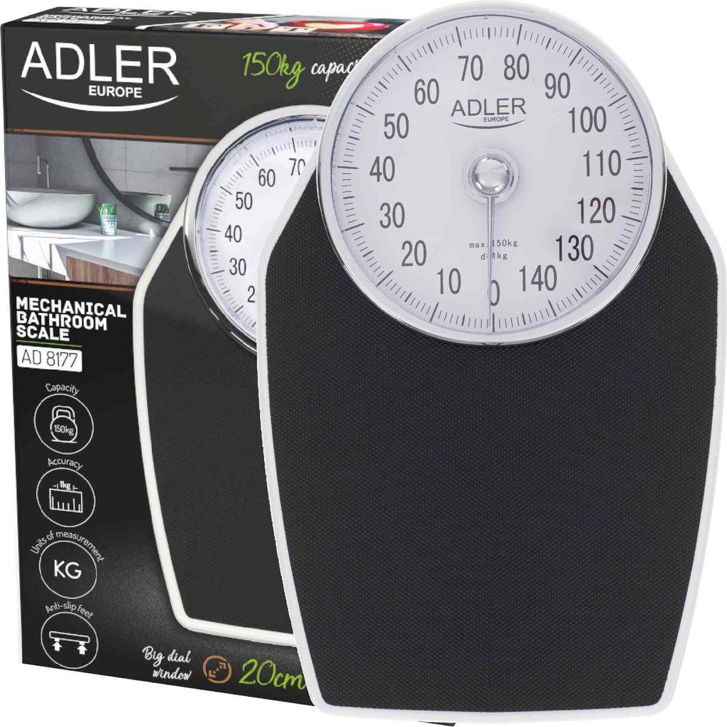 Adler AD8177 Mechanische Personenwaage bis zu 150kg, Produktbild 