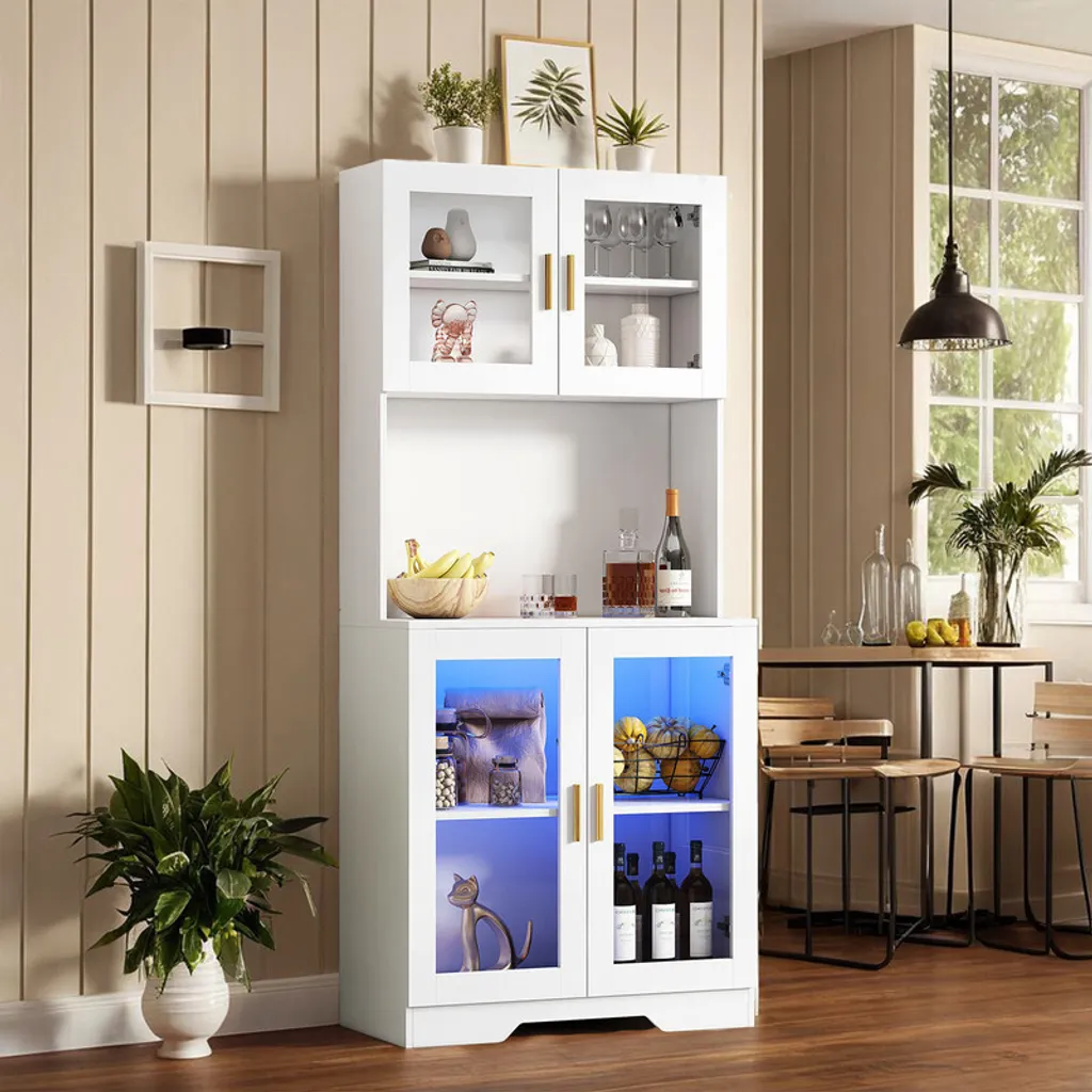 Meuble de Rangement LED : Gagnez de la Place avec cette Vitrine Murale