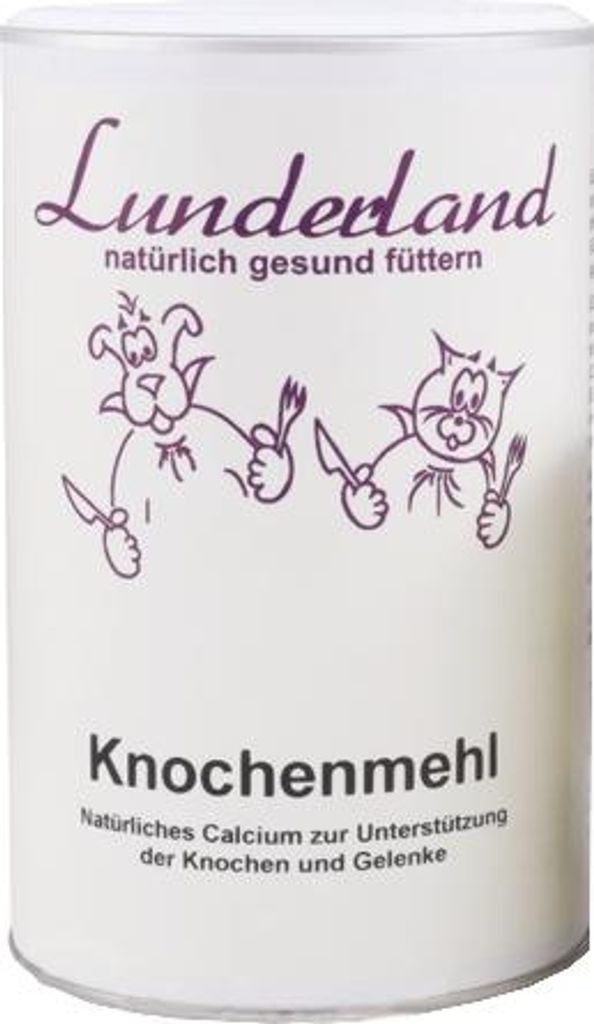 Lunderland Knochenmehl 700g 100% aus Rinder-Fleischknochen Produktbild 