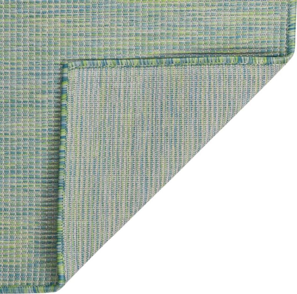 vidaXL Venkovní koberec Flatweave 120x170 cm Tyrkysový Obrázek produktu 