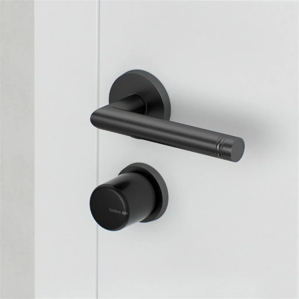Tedee GO2 Noir - Finis les Oublis de Clés avec cette Serrure Connectée