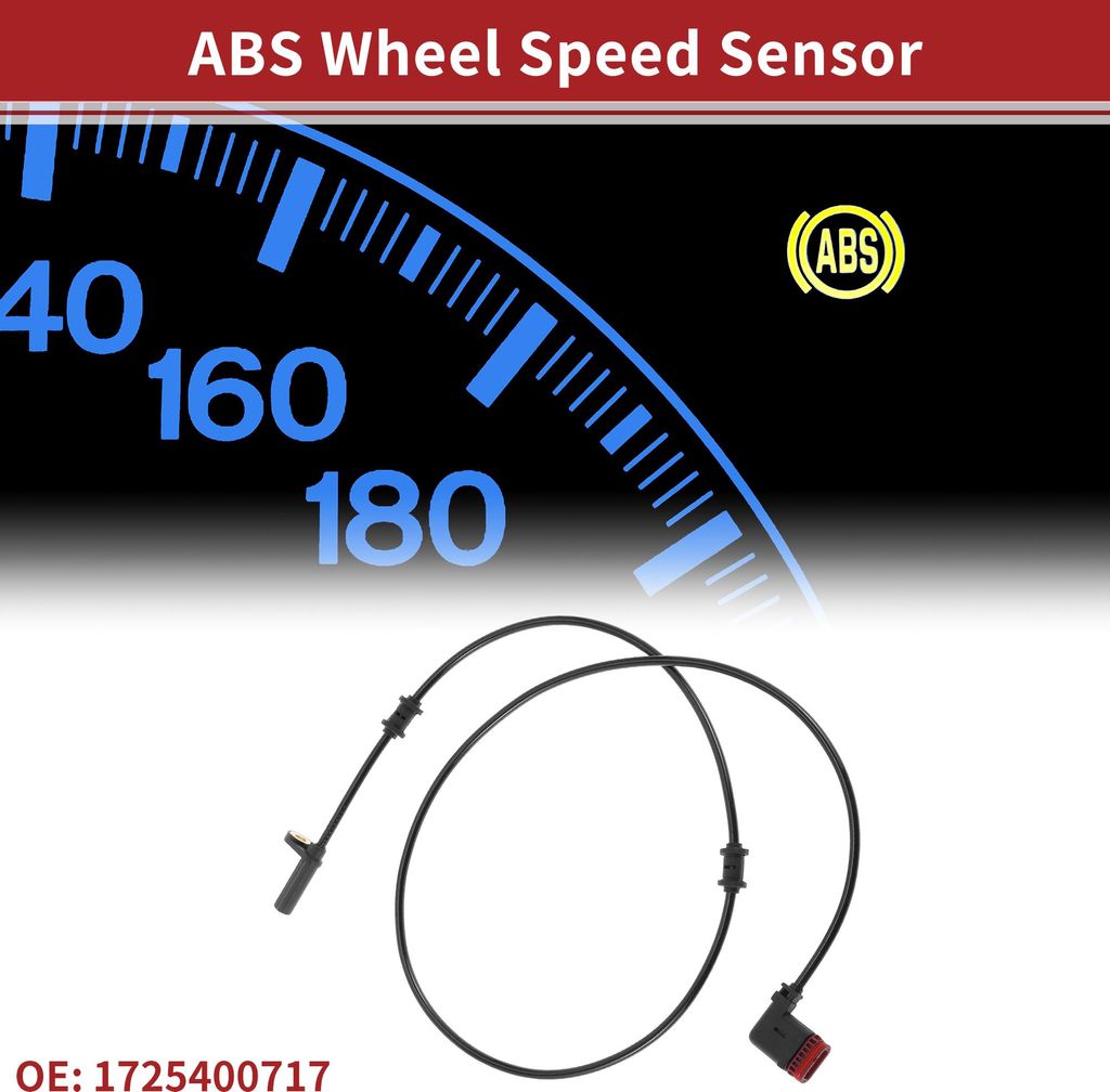 ABS Raddrehzahlsensor ABS Sensor Anti-Blockier-System Sensor für für Mercedes Benz SLC43 für AMG 2017-2020 Nr.1725400717