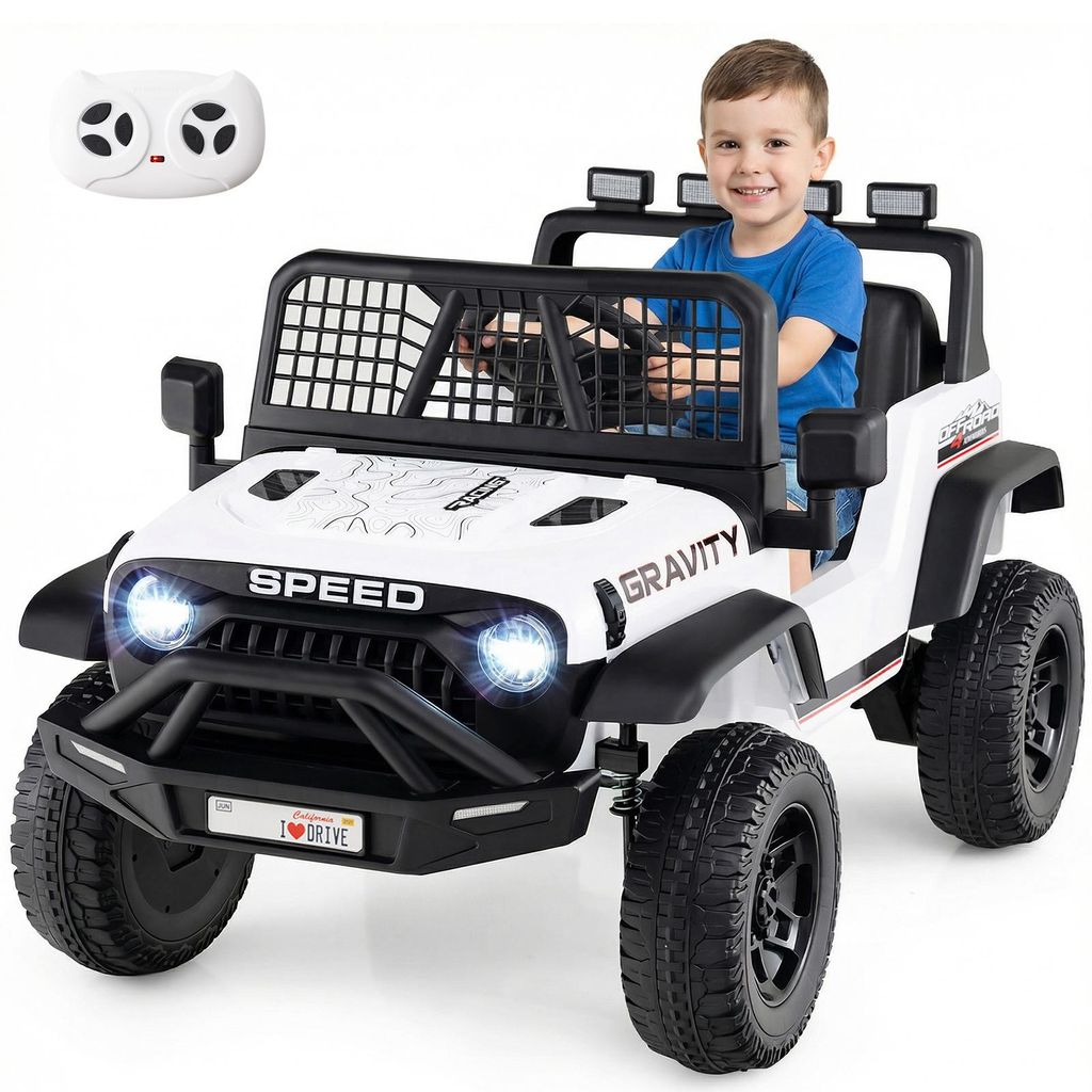COSTWAY Auto elettrica per bambini 24 V, auto elettrica per Immagine del prodotto 