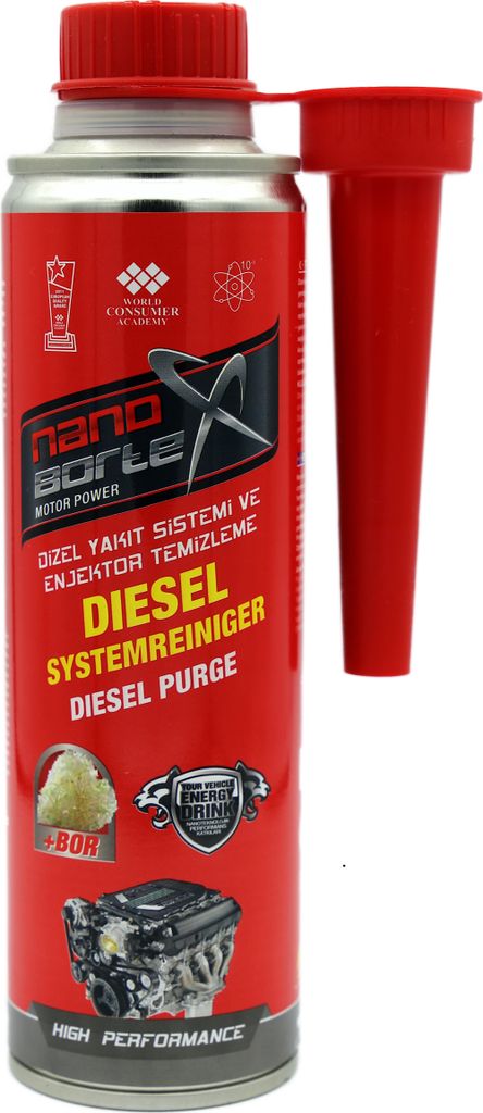 NanoBorTeX POWER 600ml Diesel Zusatz Injektoren Systemreiniger Bor Motor Schutz
