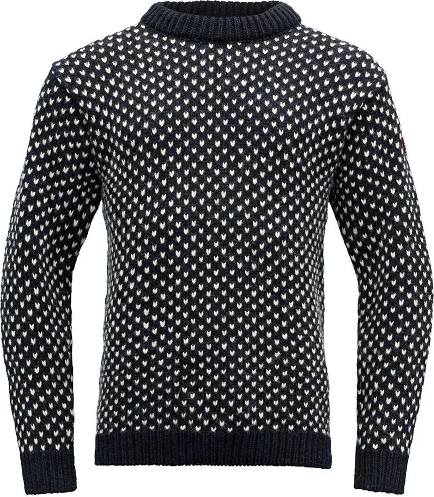Pull de randonnée Devold Nordsjø Marine L : Idéal pour le grand froid