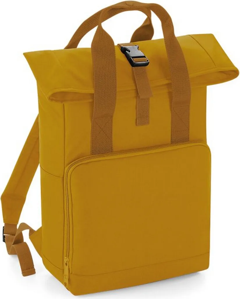 Zaino Roll-Top Bagbase BC4978 Mustard - Robusto e Organizzato 14L