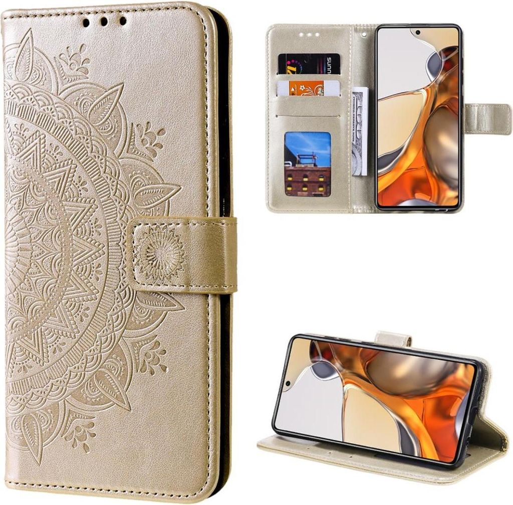 Hülle für Xiaomi 11T/11T Pro Handy Tasche Flip Case Cover Schutzhülle Mandala