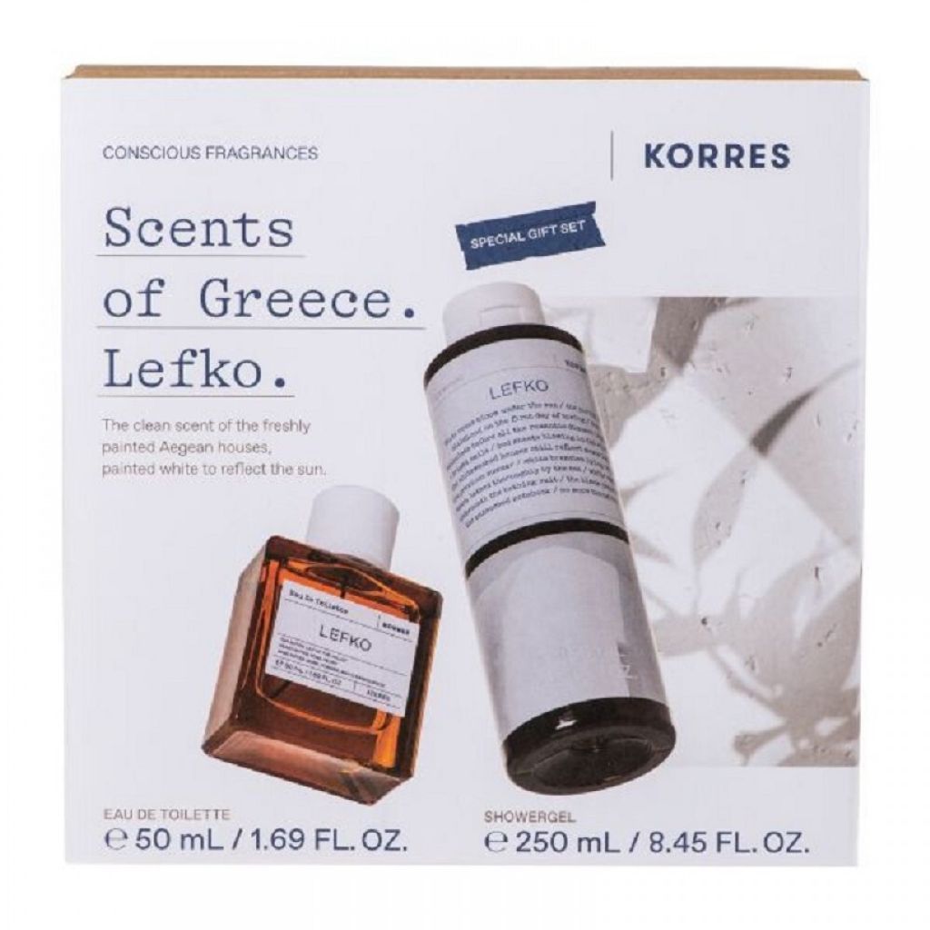 Korres Lefko Eau de Toilette 50 ml + Lefko Duschgel 250 ml Produktbild 