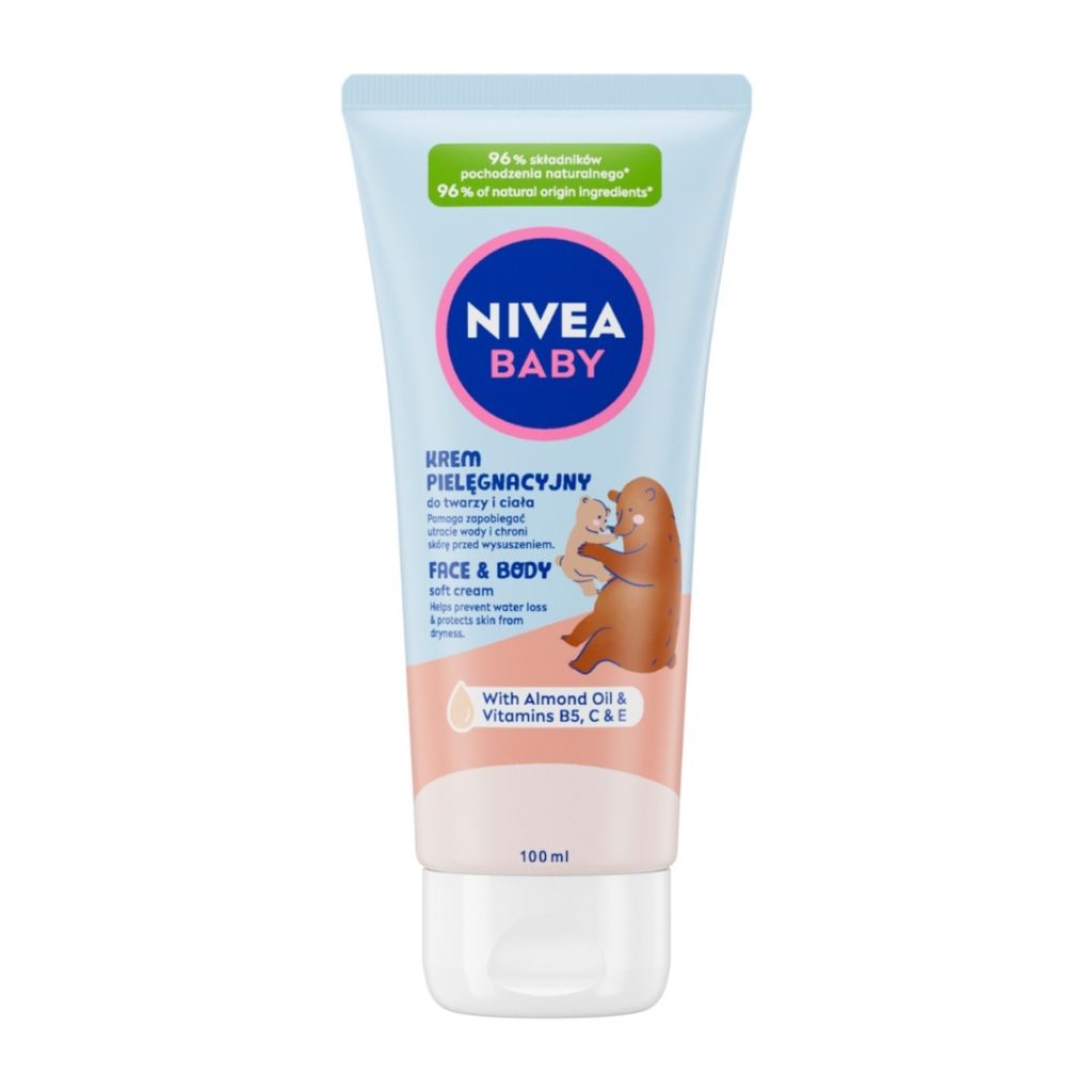 Nivea Baby Care Cream per viso e corpo, 100ml Immagine del prodotto 