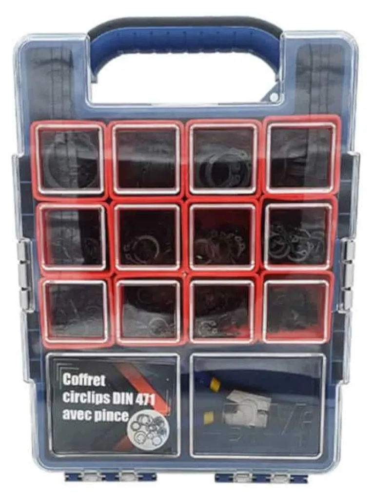 Évitez le Jeu Mécanique : Kit 800 Circlips Extérieurs DIN 471 et Pince