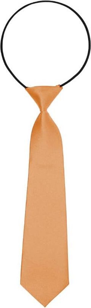 Oblique Unique Kinder Krawatte Schlips gebunden dehnbar - champagner
