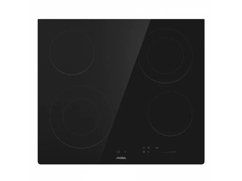 Table de Cuisson Vitrocéramique MORA VDSS 654 FF Noire Encastrable