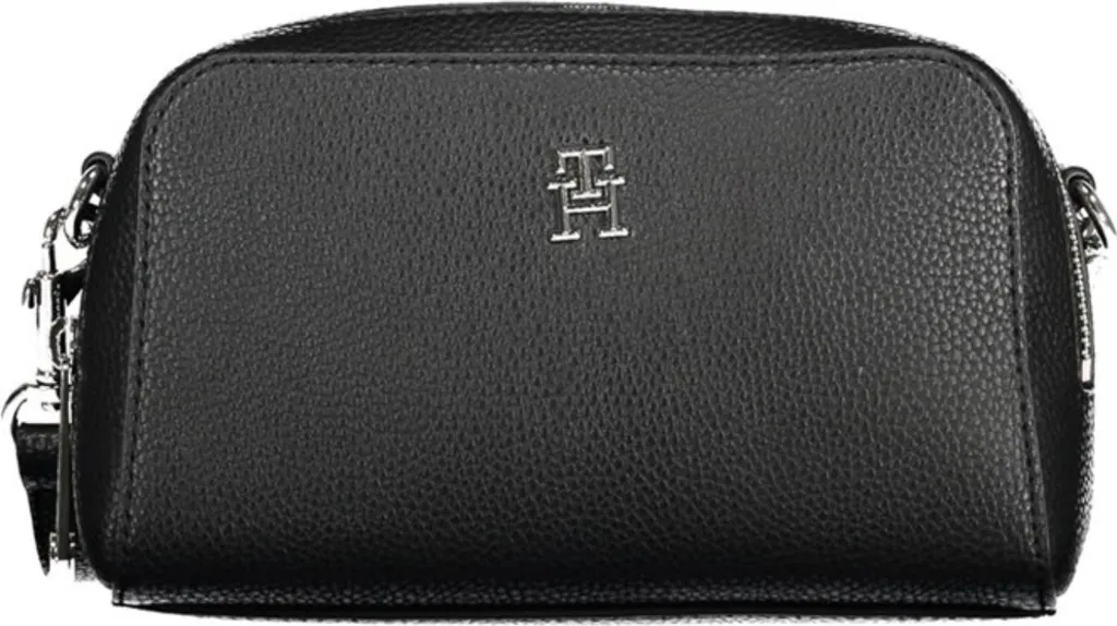 Sac porté épaule Tommy Hilfiger AW0AW15216 avec logo doré et finitions