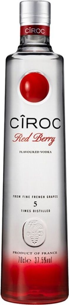 Cîroc Red Berry Vodka Wodka Frankreich 70.00 cl 37.5 %