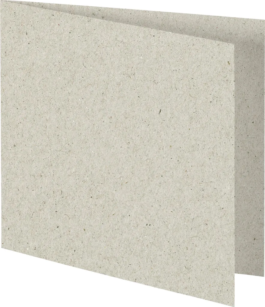 Carte Double Carrée Sable 135 mm Heyda : Finies les Invitations Banales