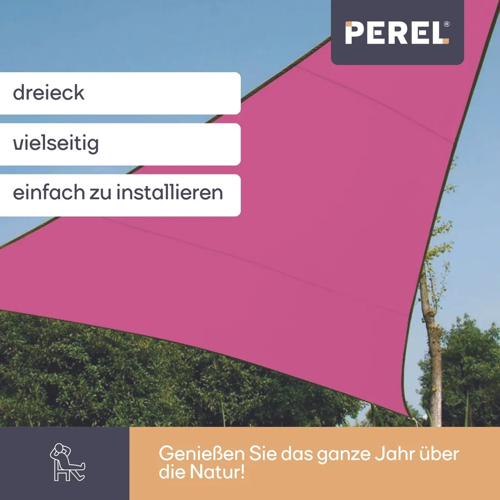 Offerta Tenda da Sole Rosa 5m GSS3500FU - Vela per Terrazzo - 8