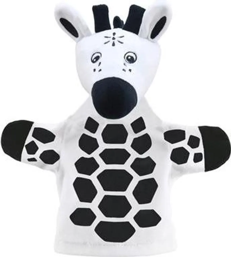 Marionnette à main Girafe pour histoires du soir et éveil des bébés