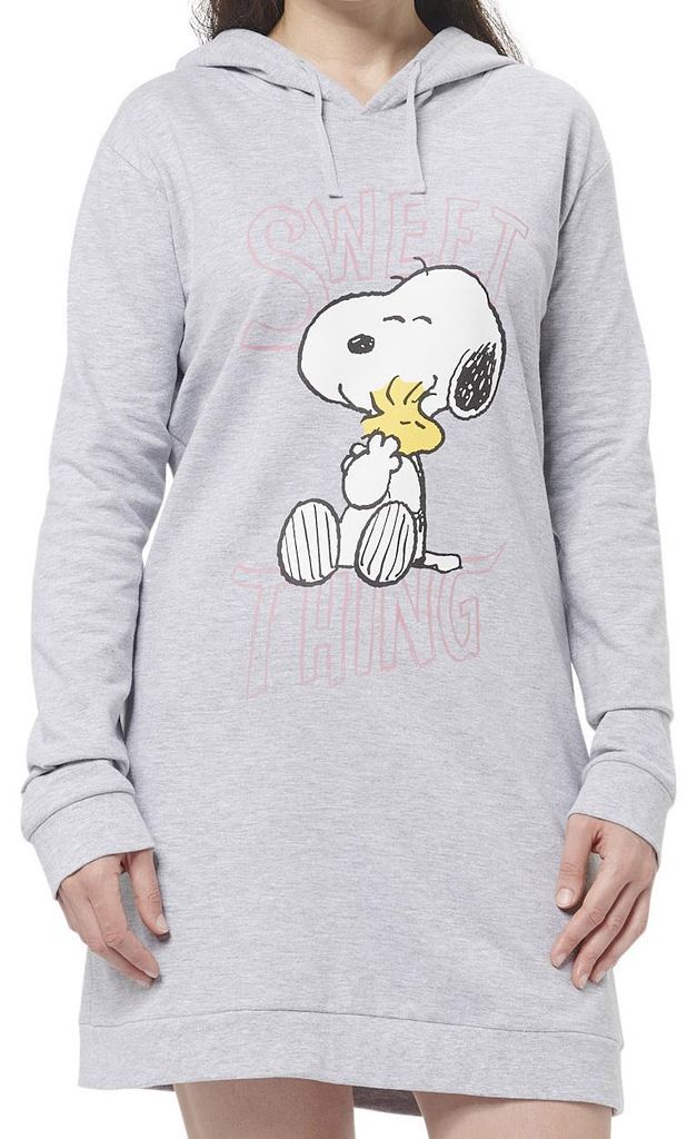 The Peanuts Snoopy Sweatkleid für Damen - Oversize Hoodie Produktbild 