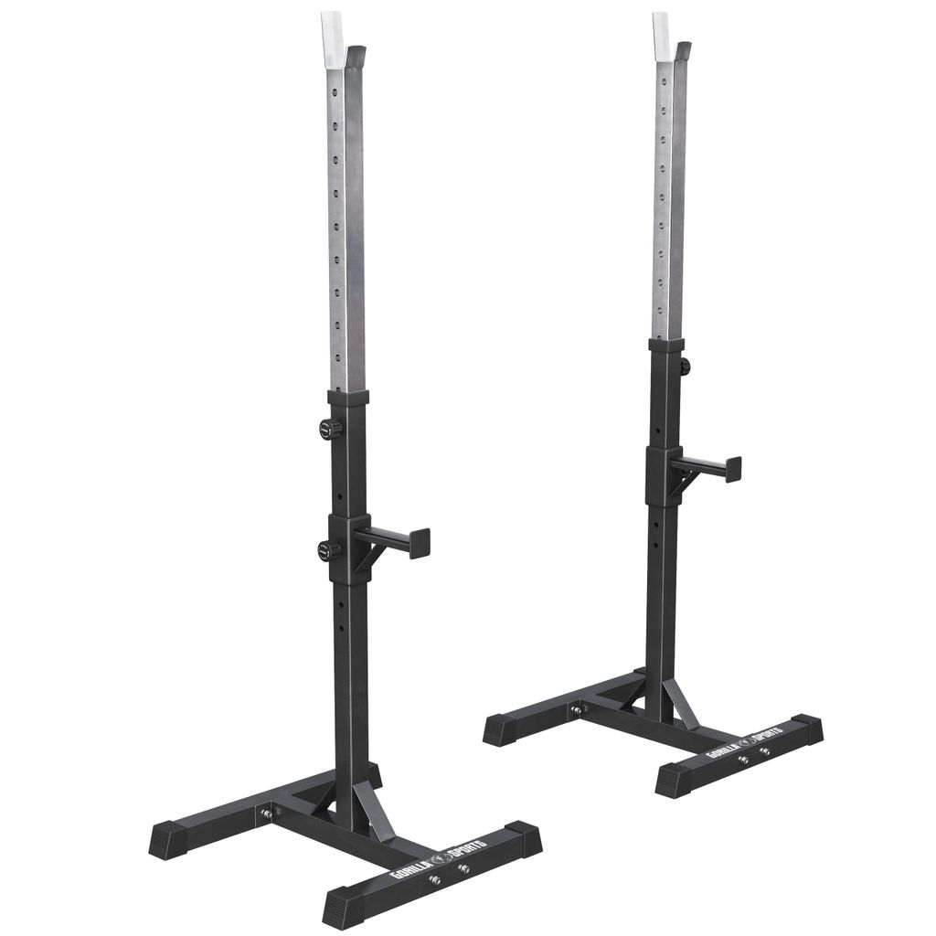GORILLA SPORTS® Squat Rack – Verstellbar, 52 x 53 x 105–172 Produktbild 