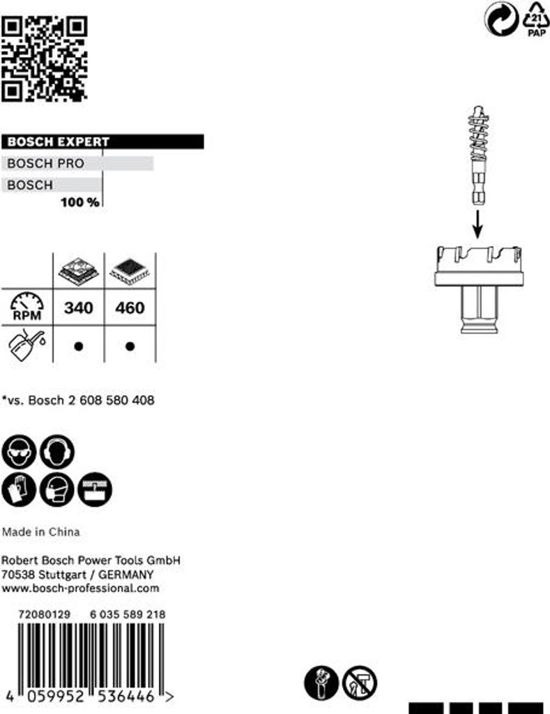 EXPERT Sheet Metal Lochsäge 35x5 mm