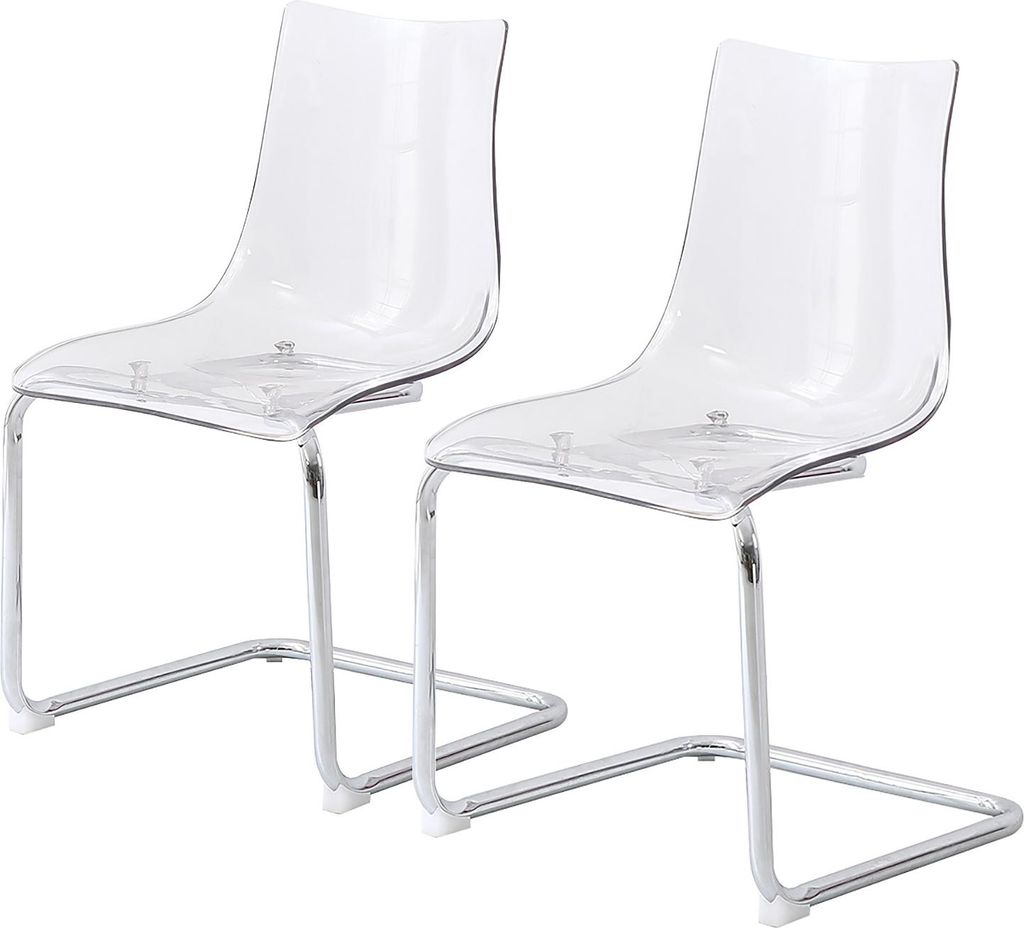 home24 Freischwinger - 2er-Set - Kunststoff / Eisen Produktbild 