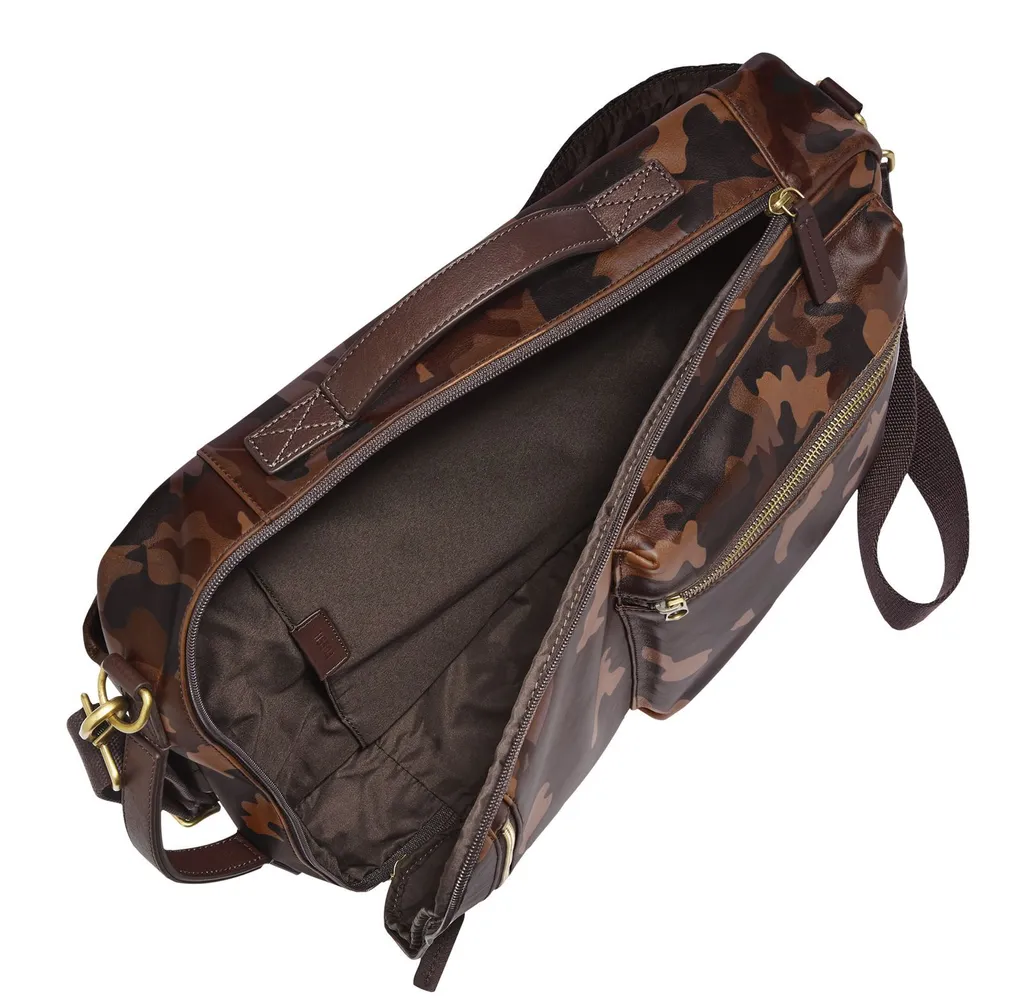 Fossil Buckner Backpack BF Multi Brun - Sac à Dos Ordinateur Portable - 5