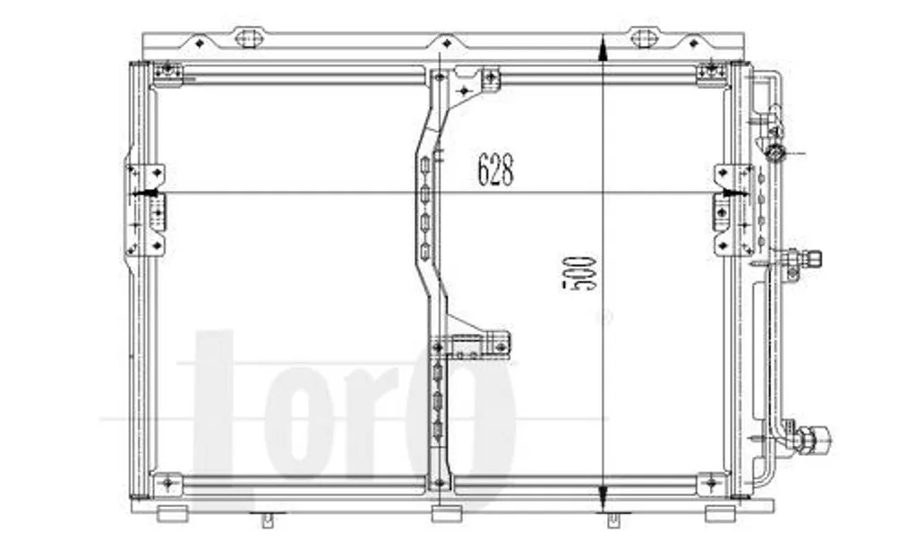 Plus de Fuite de Gaz avec ce Condenseur Clim Mercedes Classe S W140 C140 OE