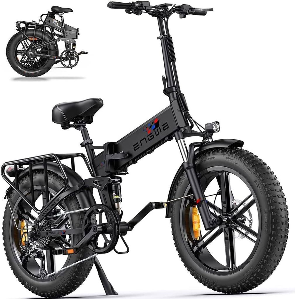 ENGWE E Bike Herren Klapprad Elektrofahrrad mit 20x4.0 Zoll Produktbild
