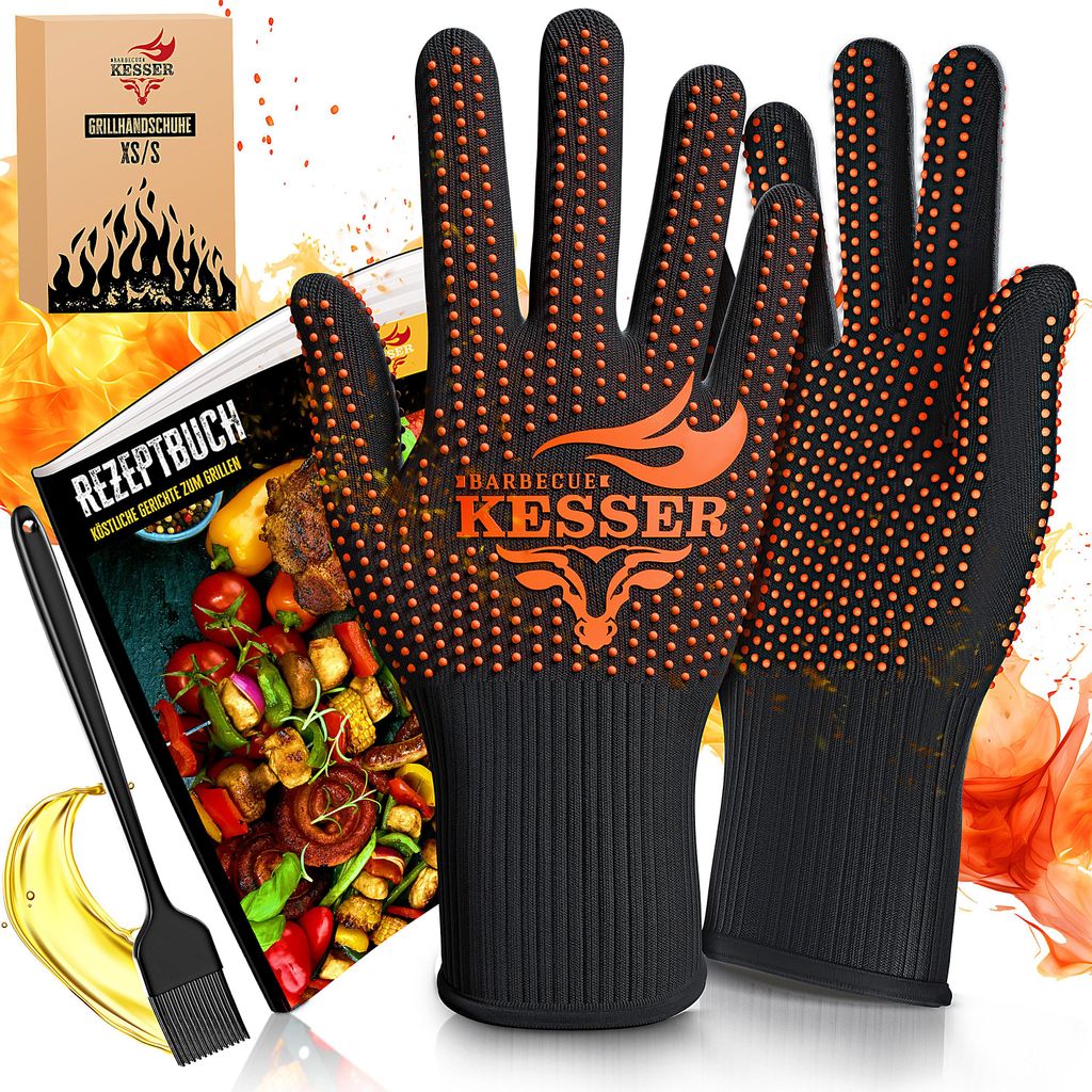 KESSER® Grillhandschuhe hitzebeständig bis 500° | Produktbild 