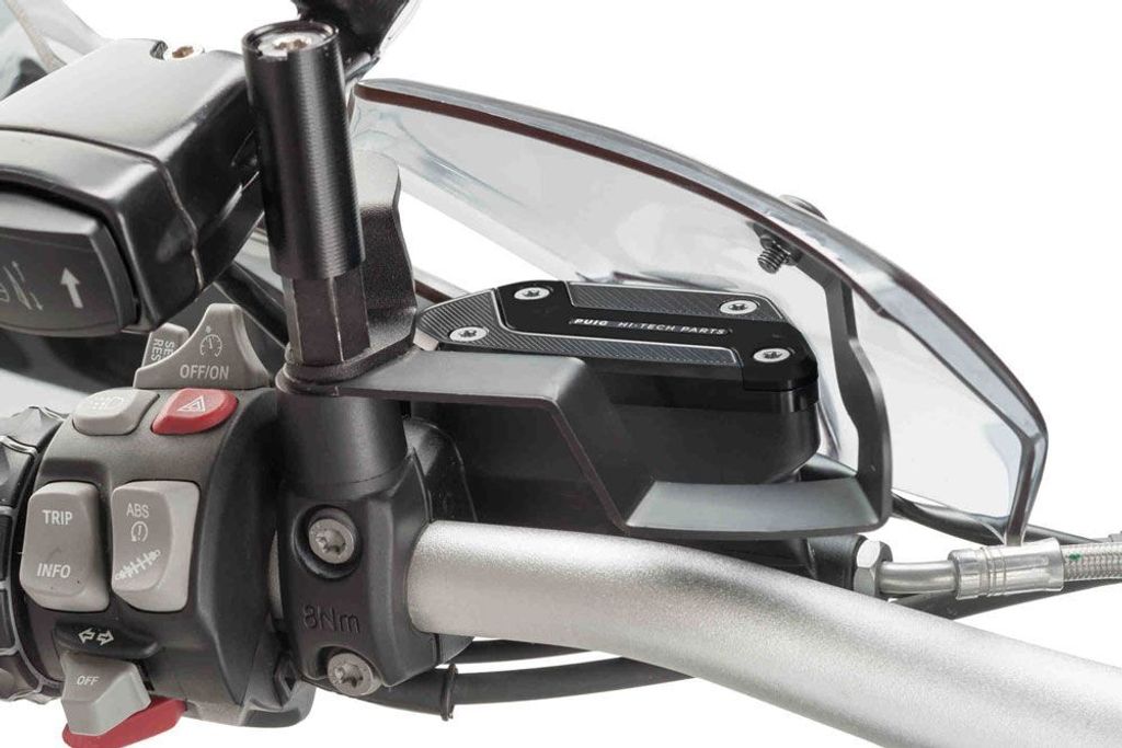 PUIG 9530N Vorderer Bremsflüssigkeitsbehälterdeckel passend fuer BMW R NINET Schwarz
